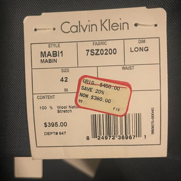 Calvin Klein New Men's Blazer - Picture 7 of 8